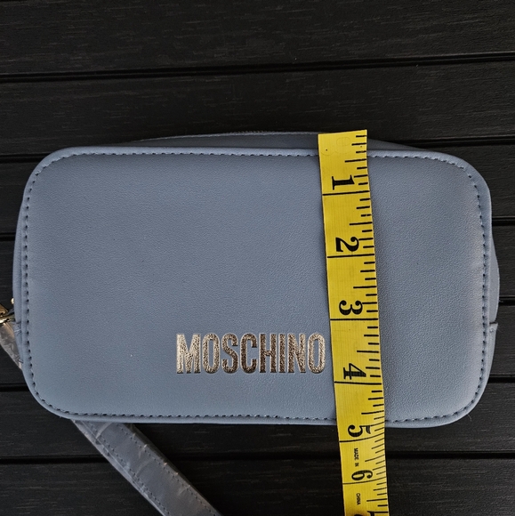 Moschino China Airlines Business Class Amenity Makeup Toiletry Bag French Blue - Picture 11 of 16